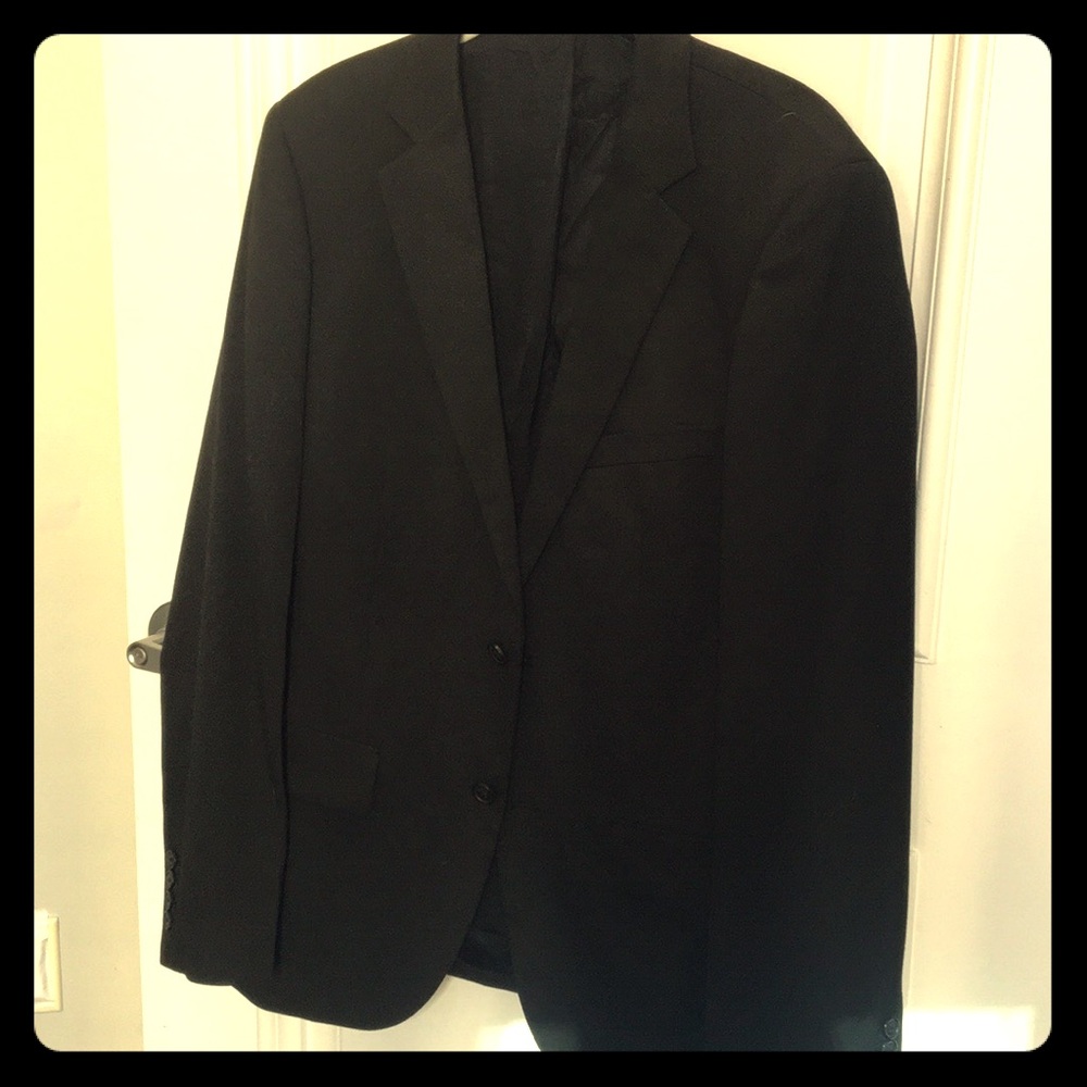Murano Mens Black Suit Jacket / Blazer